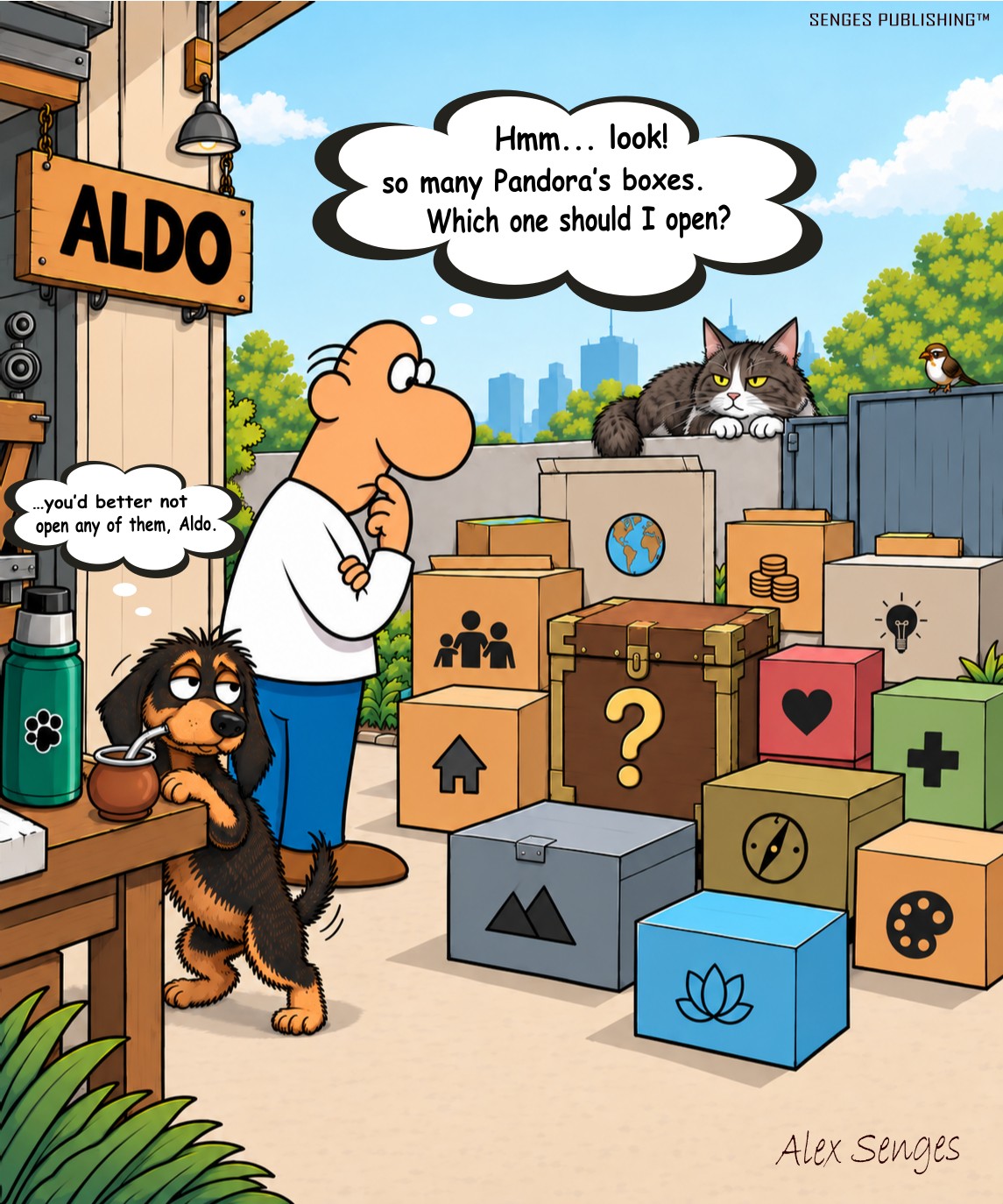 ALDO #001 — Pandora's Boxes | The Adventures of Aldo